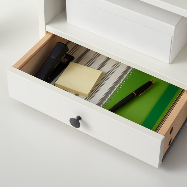 HEMNES Addon unit desk, white, 152X63 cm IKEA Ireland