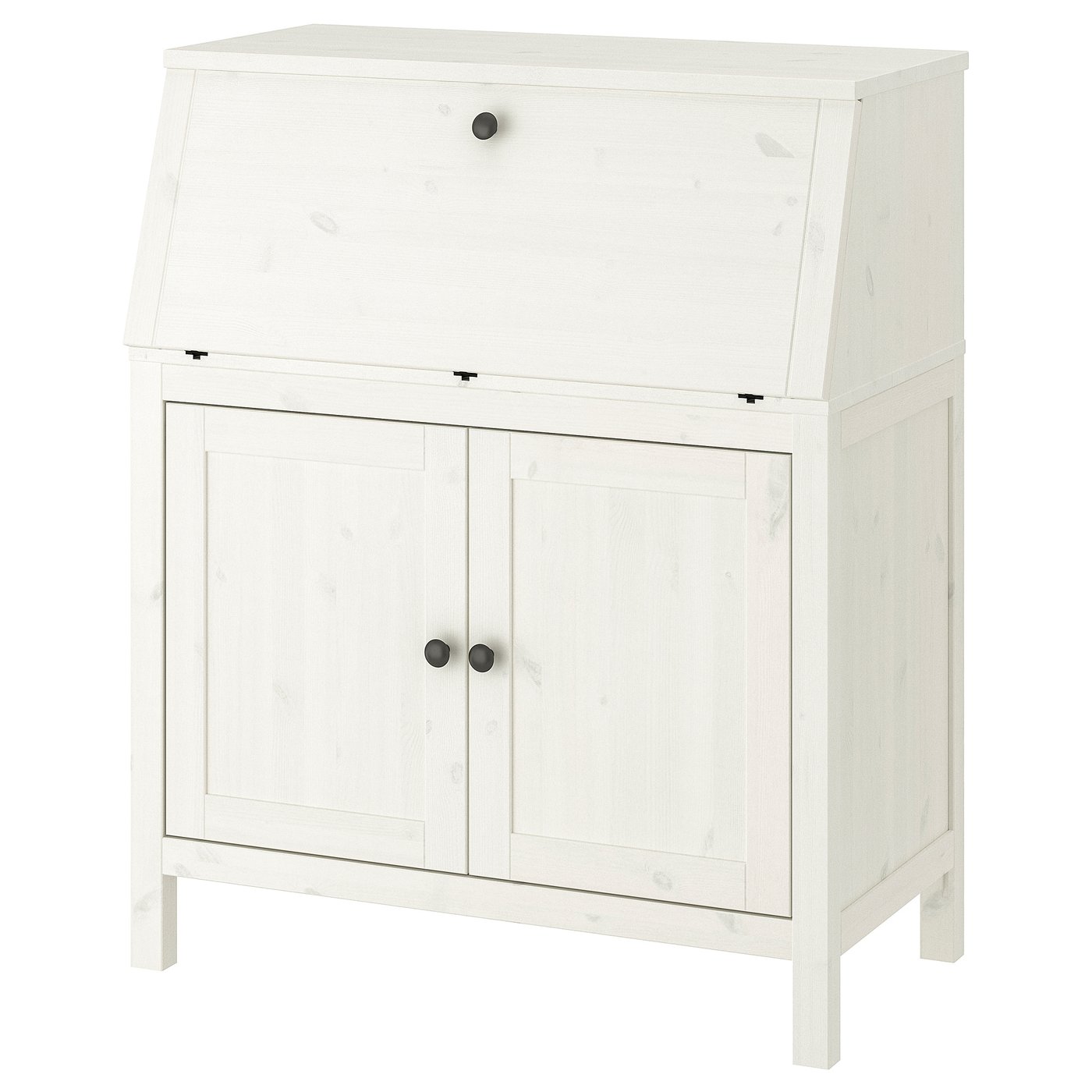 Hemnes Bureau White Stain 89x108 Cm Ikea Ireland