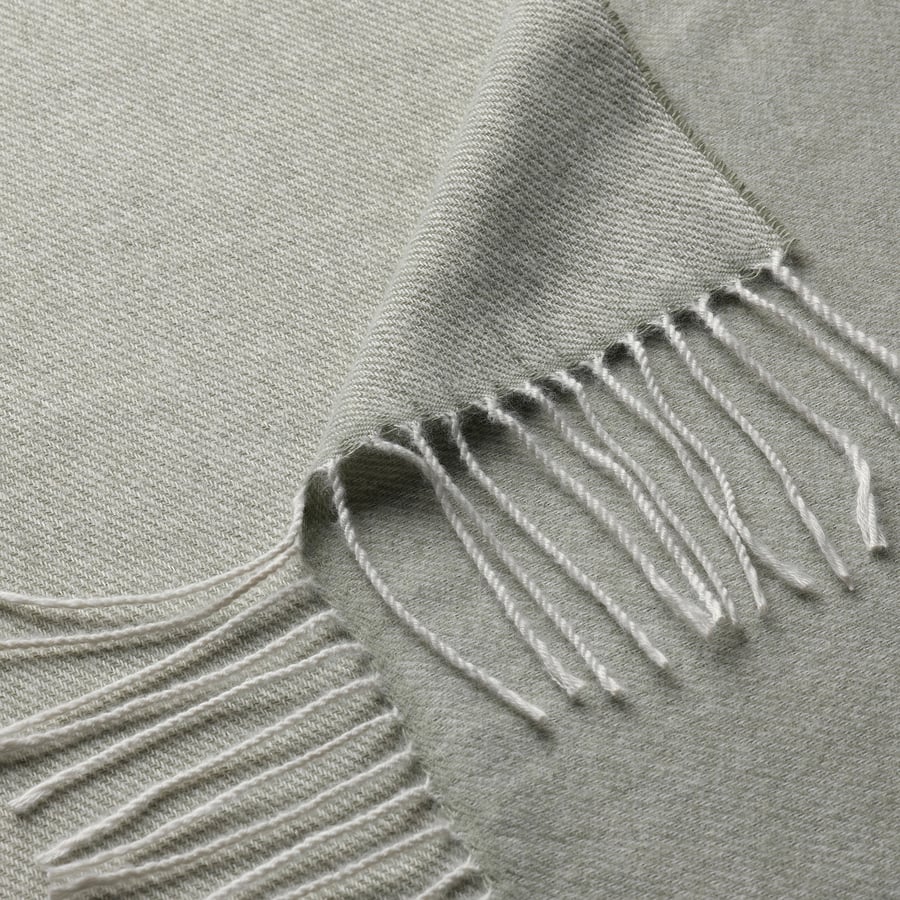 HOLMVI throw, light greygreen, 120x160 cm IKEA Ireland