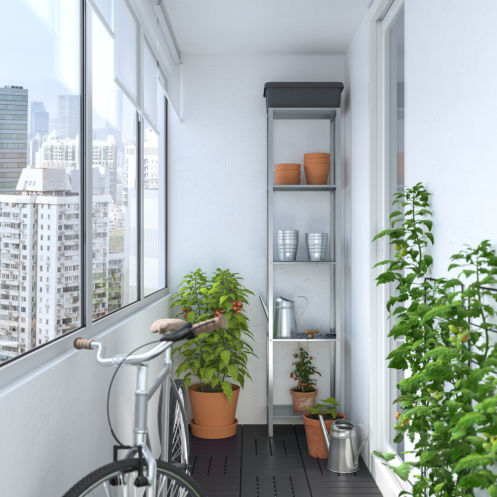 HYLLIS Shelving unit, in/outdoor, 40x27x183 cm IKEA Ireland