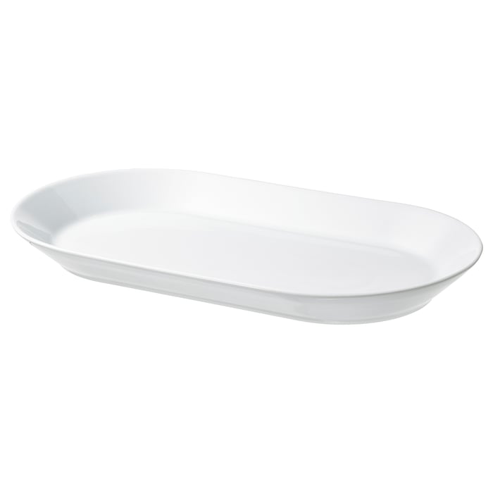 IKEA 365+ serving plate, white, 38x22 cm IKEA Ireland