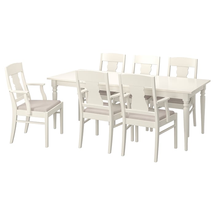 Dining Table and 6 Chairs - 6 Seater Dining Table & Chairs - IKEA Ireland