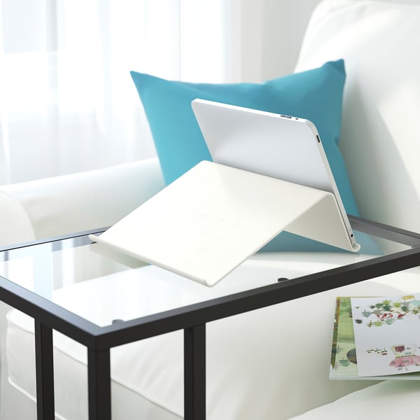 ISBERGET Tablet stand, white, 25x25 cm IKEA Ireland