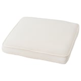 JÄRPÖN cushion cover: white, rectangular, padded, zipper, water-resistant, 68% recycled polyester.