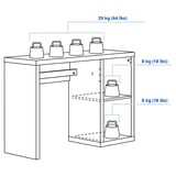 Illustration with measurements for the product: KALLAX.