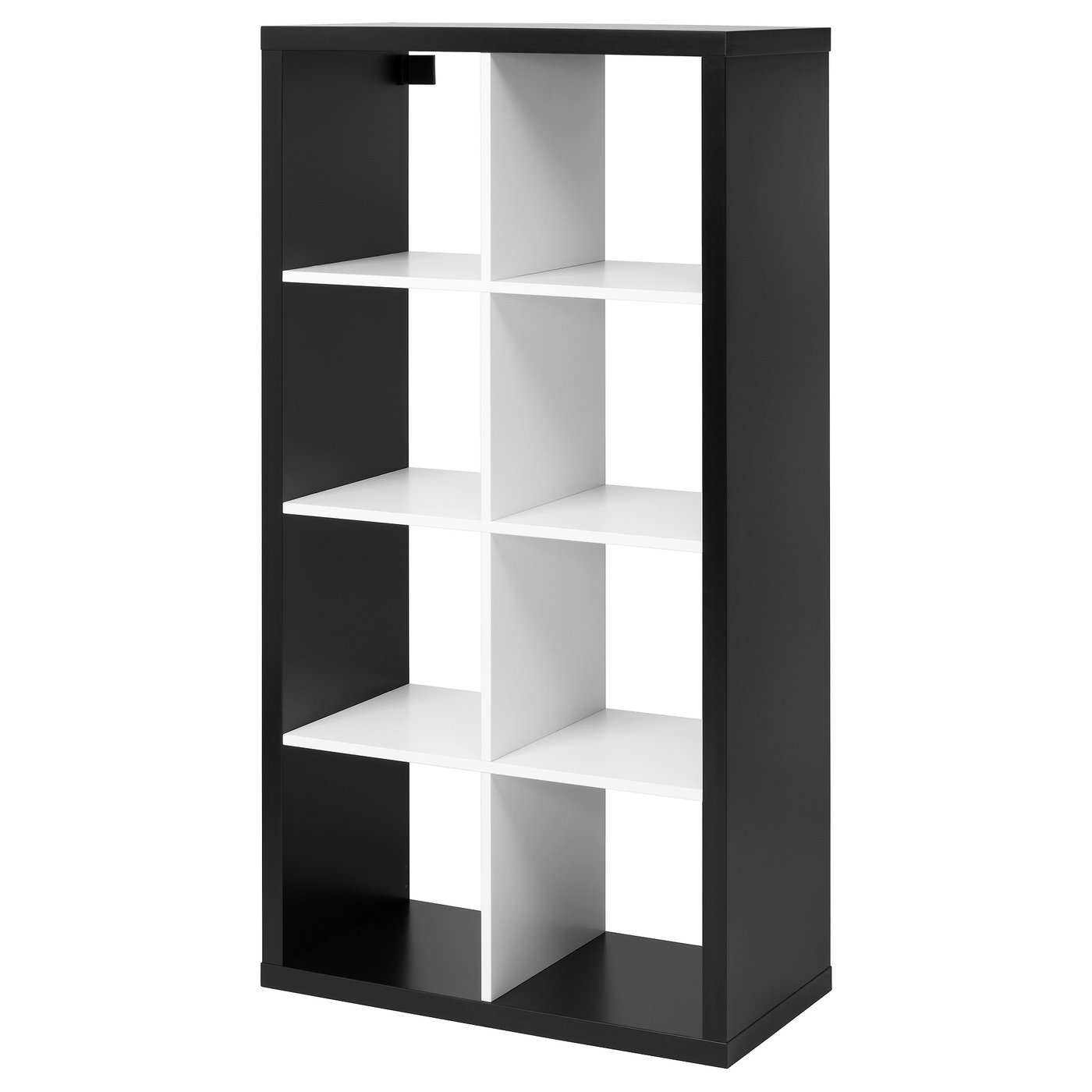 KALLAX Shelving unit Black/white 77 x 147 cm IKEA
