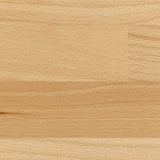 Close-up of a smooth, high-quality wooden surface with visible wood grain texture, showcasing a natural light brown tone.