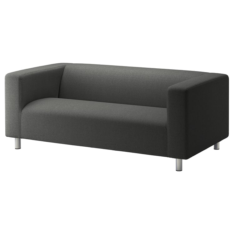 KLIPPAN 2 seater sofa, Flackarp medium grey IKEA Ireland