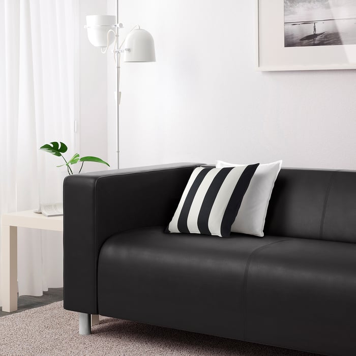 KLIPPAN Compact 2seat sofa, Kimstad black IKEA Ireland