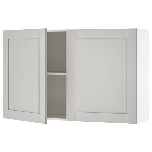Knoxhult Wall Cabinet With Doors Grey Ikea