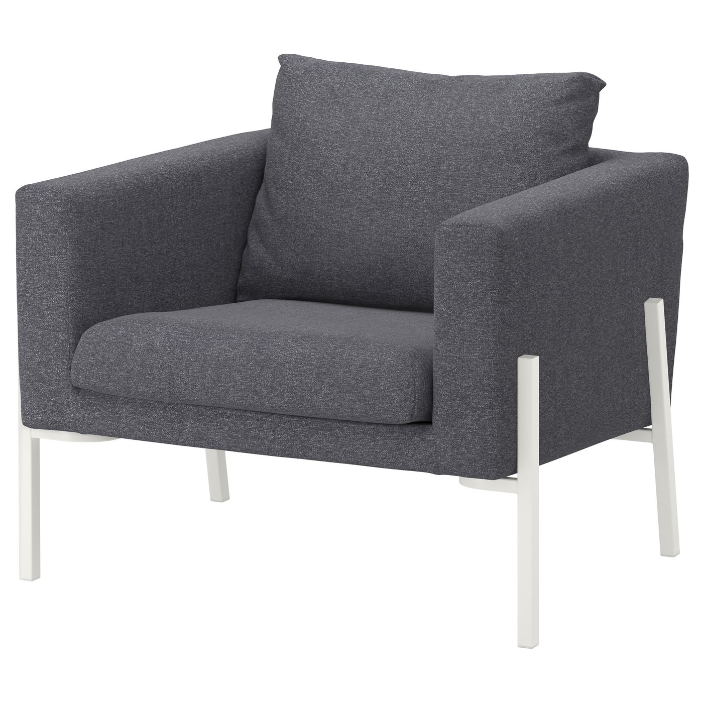 KOARP Armchair cover Gunnared medium grey IKEA