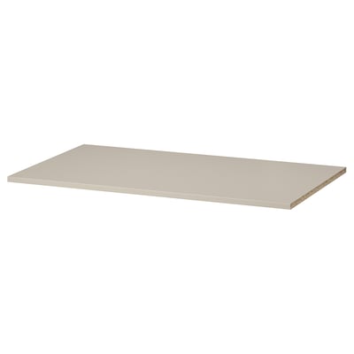 An ikea KOMPLEMENT shelf in beige, rectangular with a smooth finish.