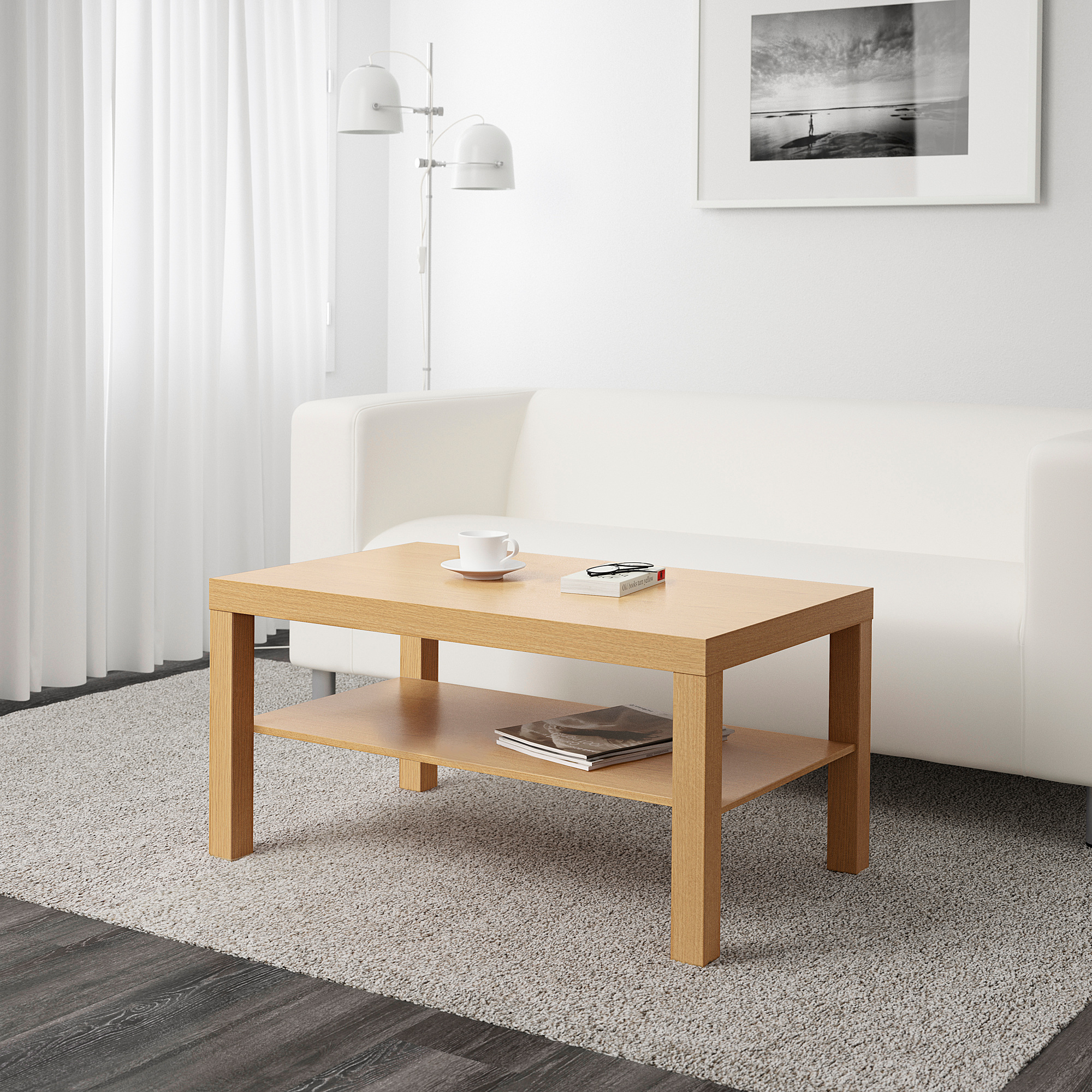 LACK Coffee table, oak effect, 90x55 cm IKEA Ireland