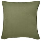 LAGERPOPPEL cushion, green, square, zipper, recycled polyester.