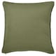 LAGERPOPPEL cushion, green, square, zipper, recycled polyester.