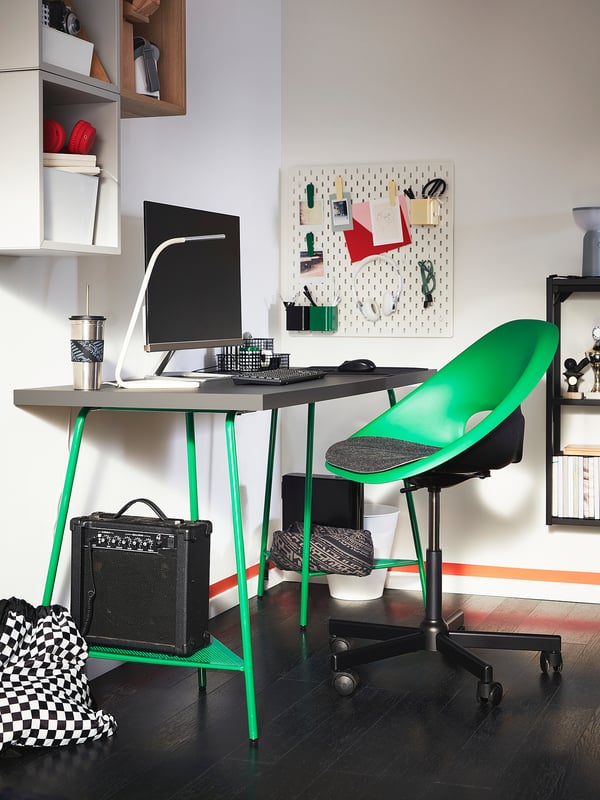 LAGKAPTEN Table top, dark grey, 140x60 cm IKEA Ireland