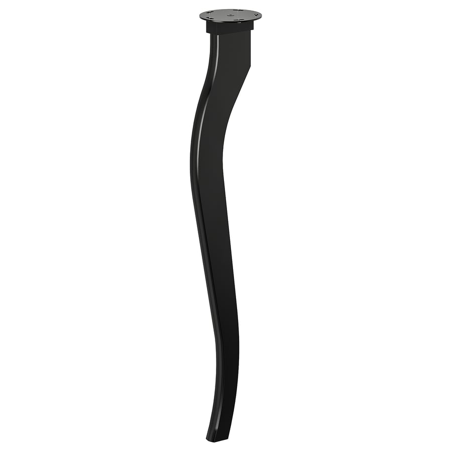LALLE Leg, black, 70 cm IKEA Ireland