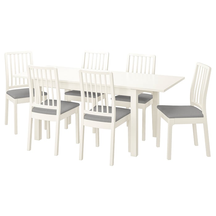 Dining Table and 6 Chairs - 6 Seater Dining Table & Chairs - IKEA Ireland