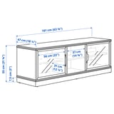 Illustration with measurements for the product: LANESUND.