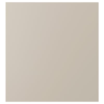 LAPPVIKEN light grey-beige cabinet door, sleek and calm design, rectangular shape, paper foil front, perfect for minimalist decor.