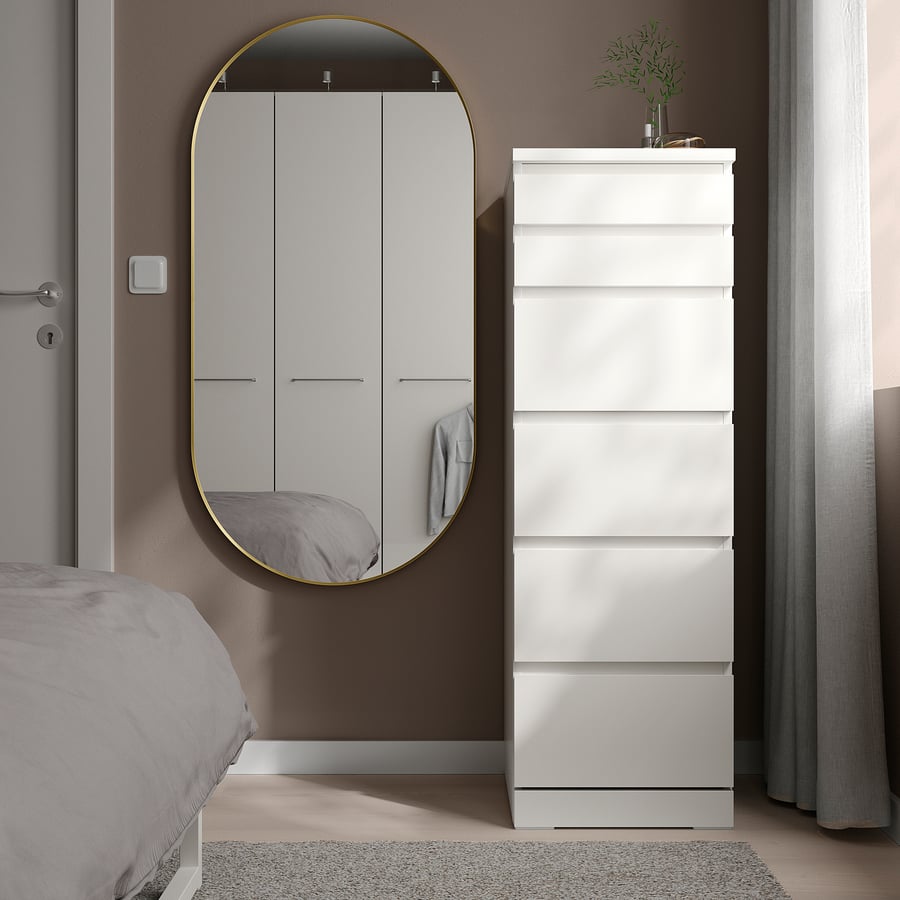 LINDBYN mirror, goldcolour, 60x120 cm IKEA Ireland