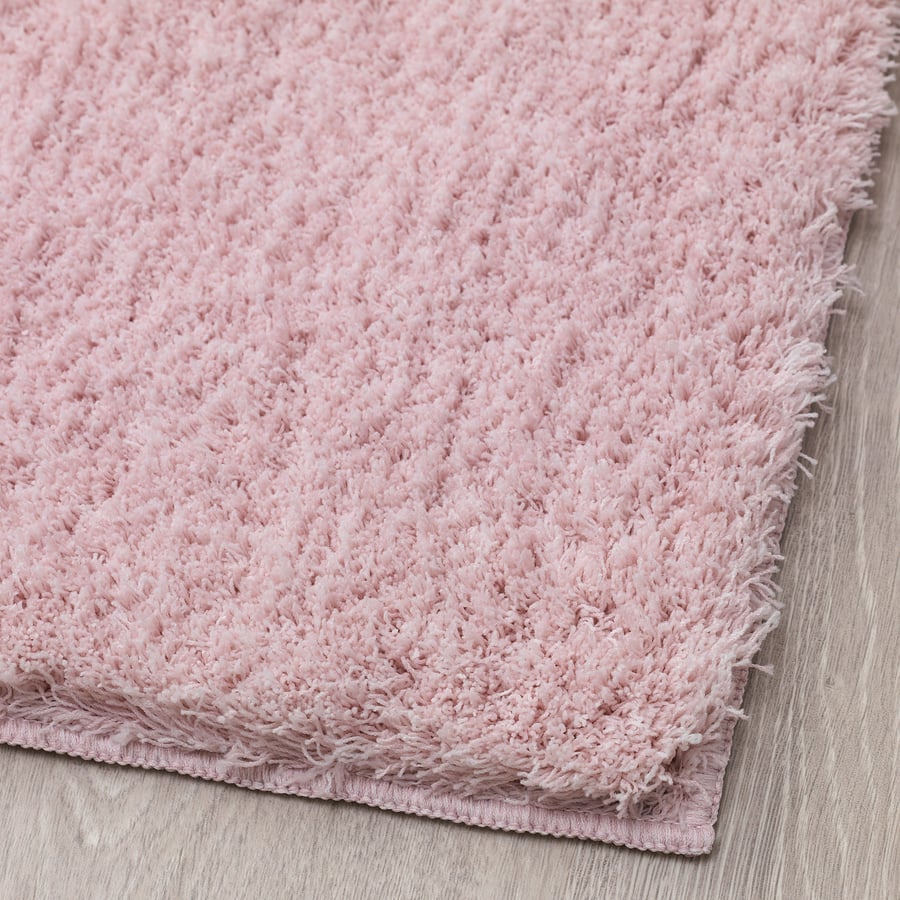 LINDKNUD rug, high pile, pink, 60x90 cm IKEA Ireland