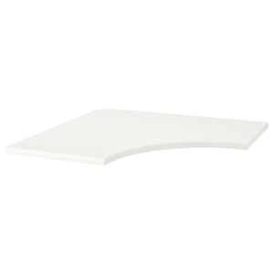 LINNMON Corner table top, white, 120x120 cm - IKEA