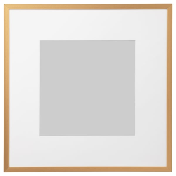 LOMVIKEN Gold Colour Photo Frame, 32x32 cm IKEA Ireland
