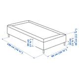 Illustration with measurements for the product: LYNGÖR.