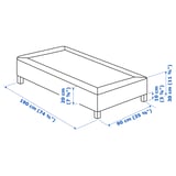 Illustration with measurements for the product: LYNGÖR.