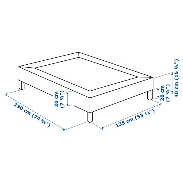 Illustration with measurements for the product: LYNGÖR.