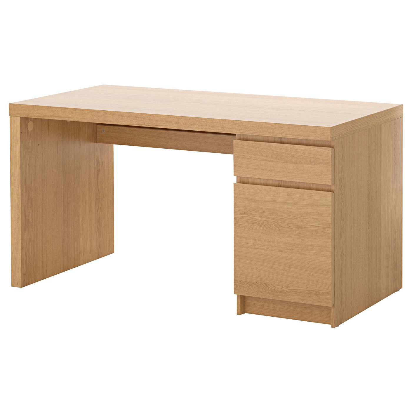 MALM Desk, oak veneer, 140x65 cm IKEA Ireland