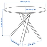Illustration with measurements for the product: MARIEDAMM.