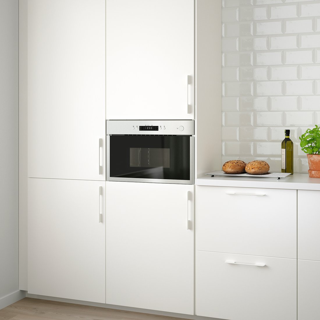 MATÄLSKARE Microwave oven, stainless steel colour IKEA Ireland