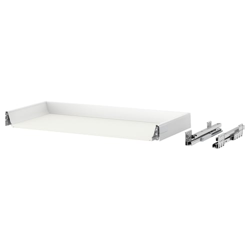 MAXIMERA Drawer, low - white 80x37 cm