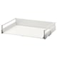 Option: MAXIMERA white drawer, full extension, metal runners, melamine interior.