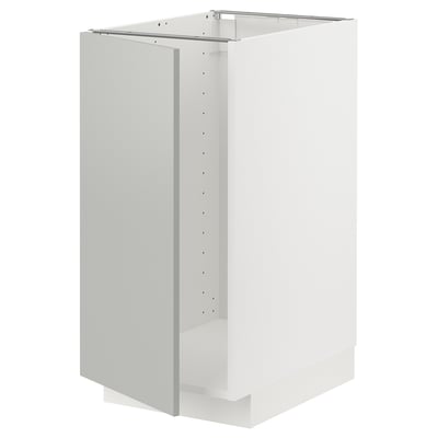 White METOD kitchen cabinet with clean, modern design.