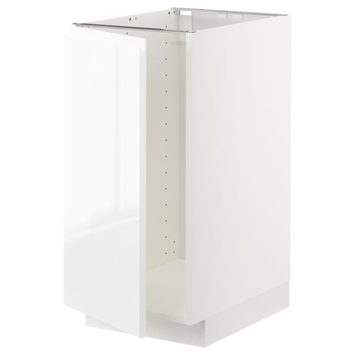 White METOD kitchen cabinet, modern design.