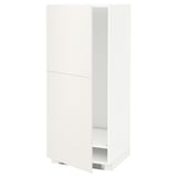METOD white kitchen cabinet, sleek modern design with single door and adjustable shelf.