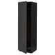 Black kitchen cabinet: the ikea METOD in dark gray has a sleek, modern design with adjustable shelves and a versatile door.