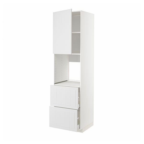 METOD kitchen unit with drawers and shelves, sleek design.