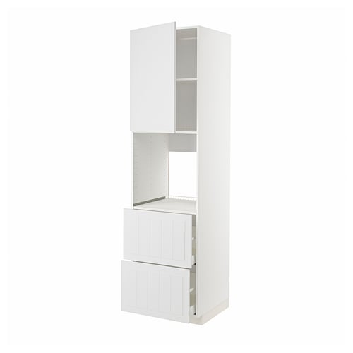METOD kitchen unit with drawers and shelves, sleek design.