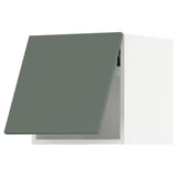 A modern grey-green kitchen cabinet from the METOD system. Its rectangular with a flat door and sleek design.