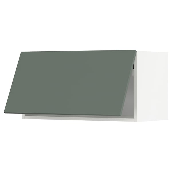 METOD kitchen cabinet, grey-green, rectangular.
