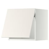 White METOD kitchen cabinet, modern design, fiberboard & acrylic paint.