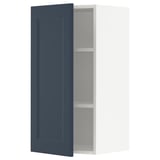 METOD kitchen cabinet, blue, rectangular with adjustable shelf, modern design.