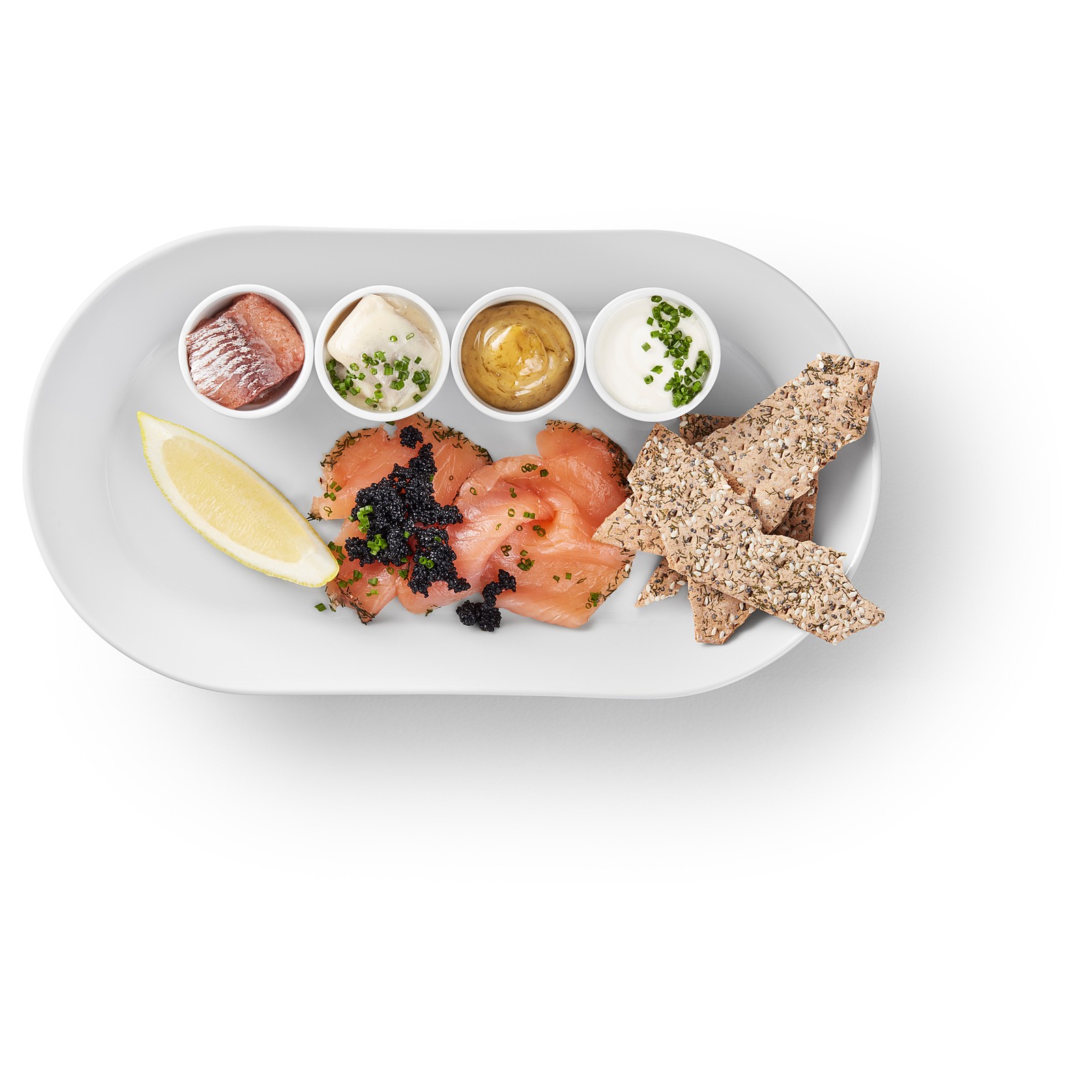 Midsummer plate, herring salmon IKEA Ireland