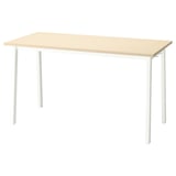 MITTZON desk, light & light wood, rectangular, clean design.