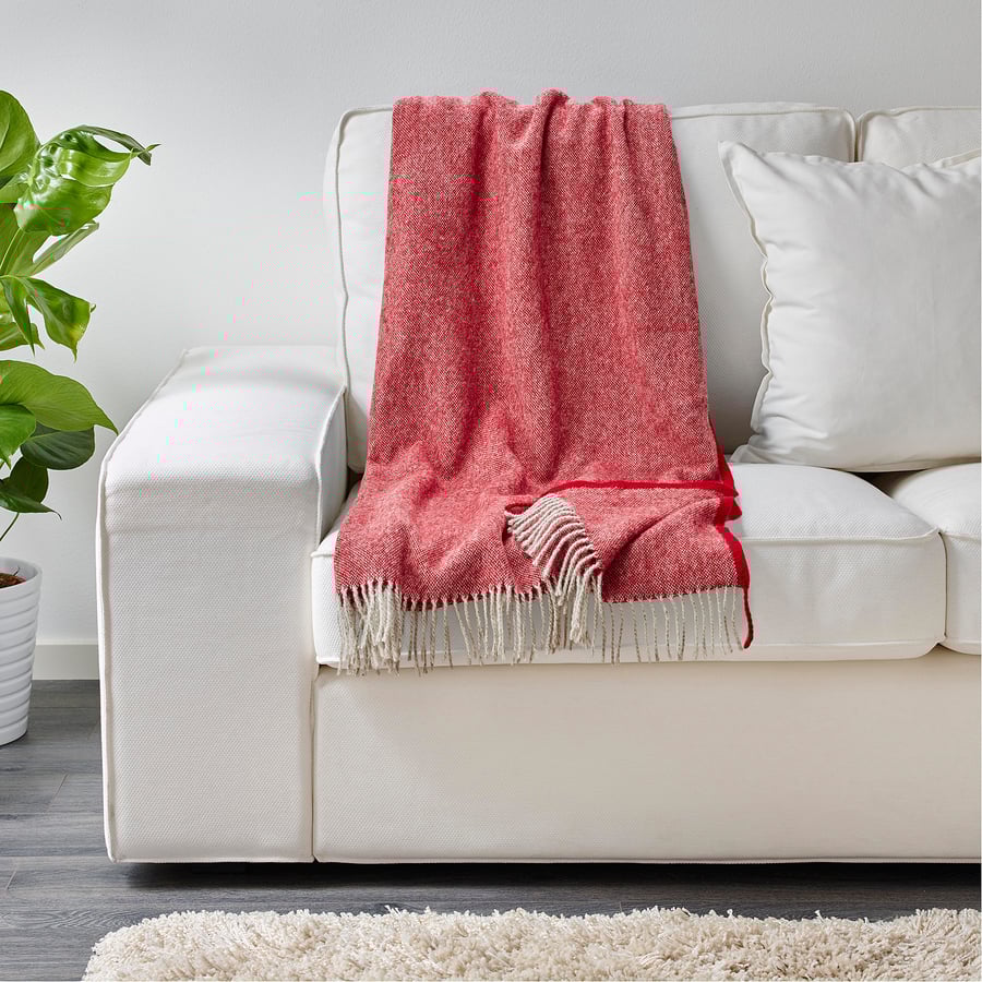 MOALIE Throw, red, 150x200 cm IKEA Ireland