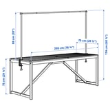 Illustration with measurements for the product: NÄMMARÖ.